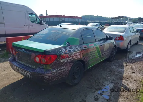 2007 Toyota Corolla Ce from USA, damaged, VIN 2T1BR32E17C722571